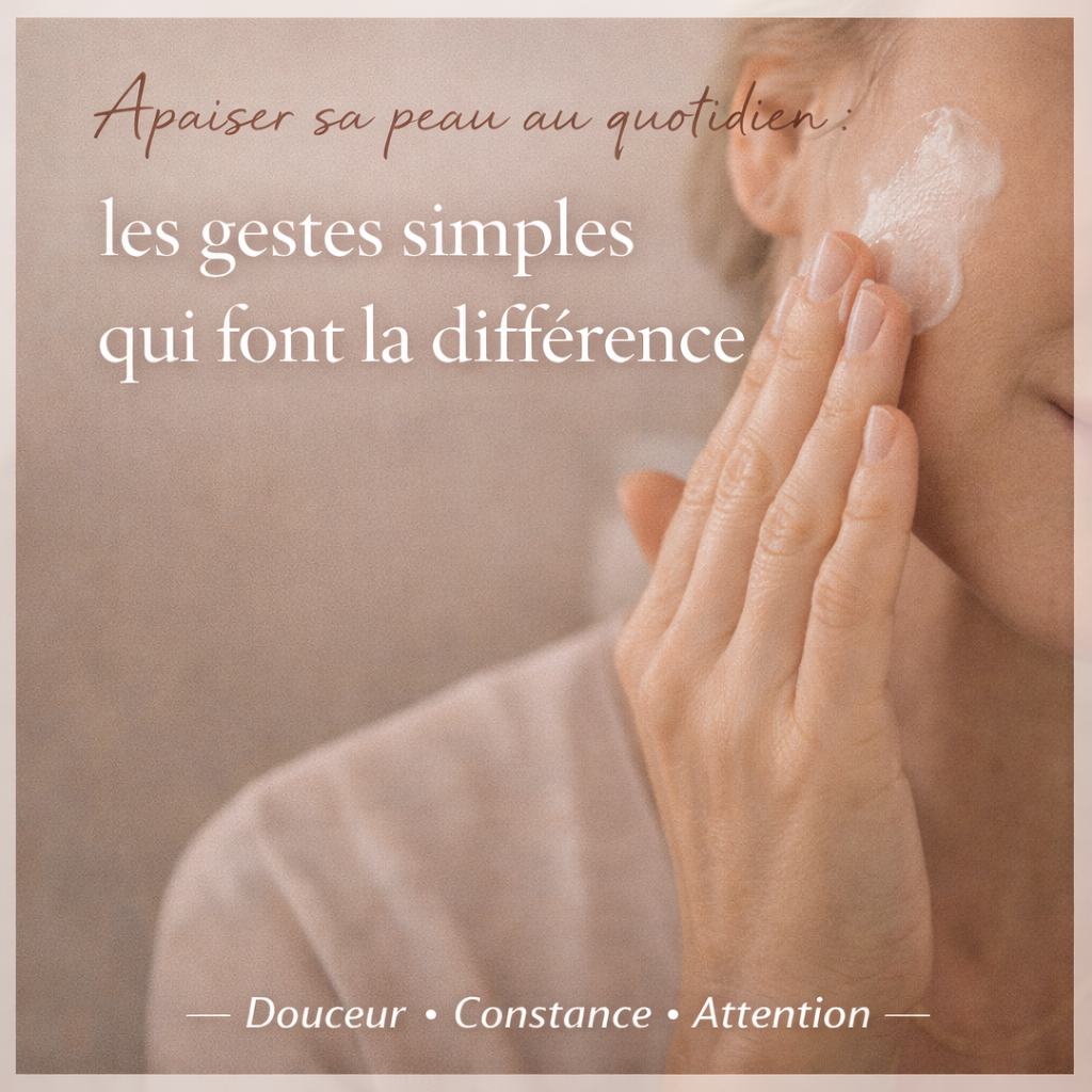 Apaiser sa peau au quotidien : les gestes simples qui font la différence